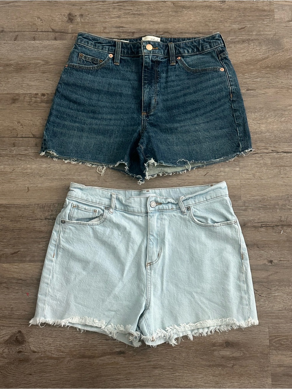 Two Denim Shorts